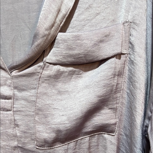 Free People Starry Dreams Top XS Lavender Purple Silky Pullover Tunic Boho - Picture 4 of 8